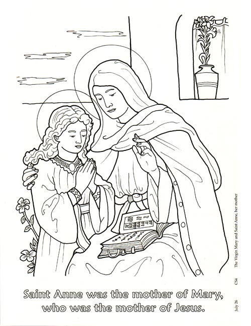 saint elizabeth ann seton coloring pages - photo #8